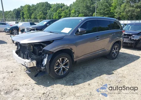 2016 Toyota Highlander Xle V6 из США, поврежденный, VIN 5TDKKRFH6GS502670